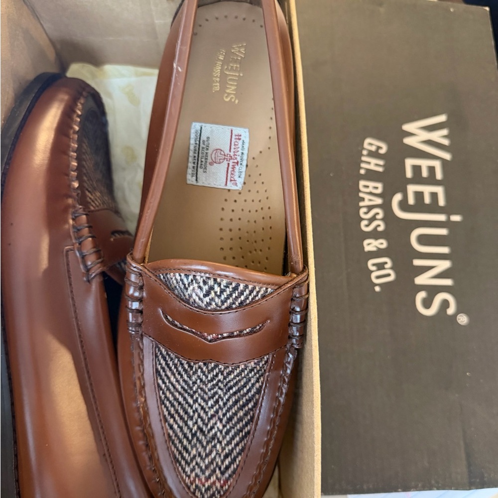 G.H. Bass & Co. Weejuns Brown and Gray Loafers